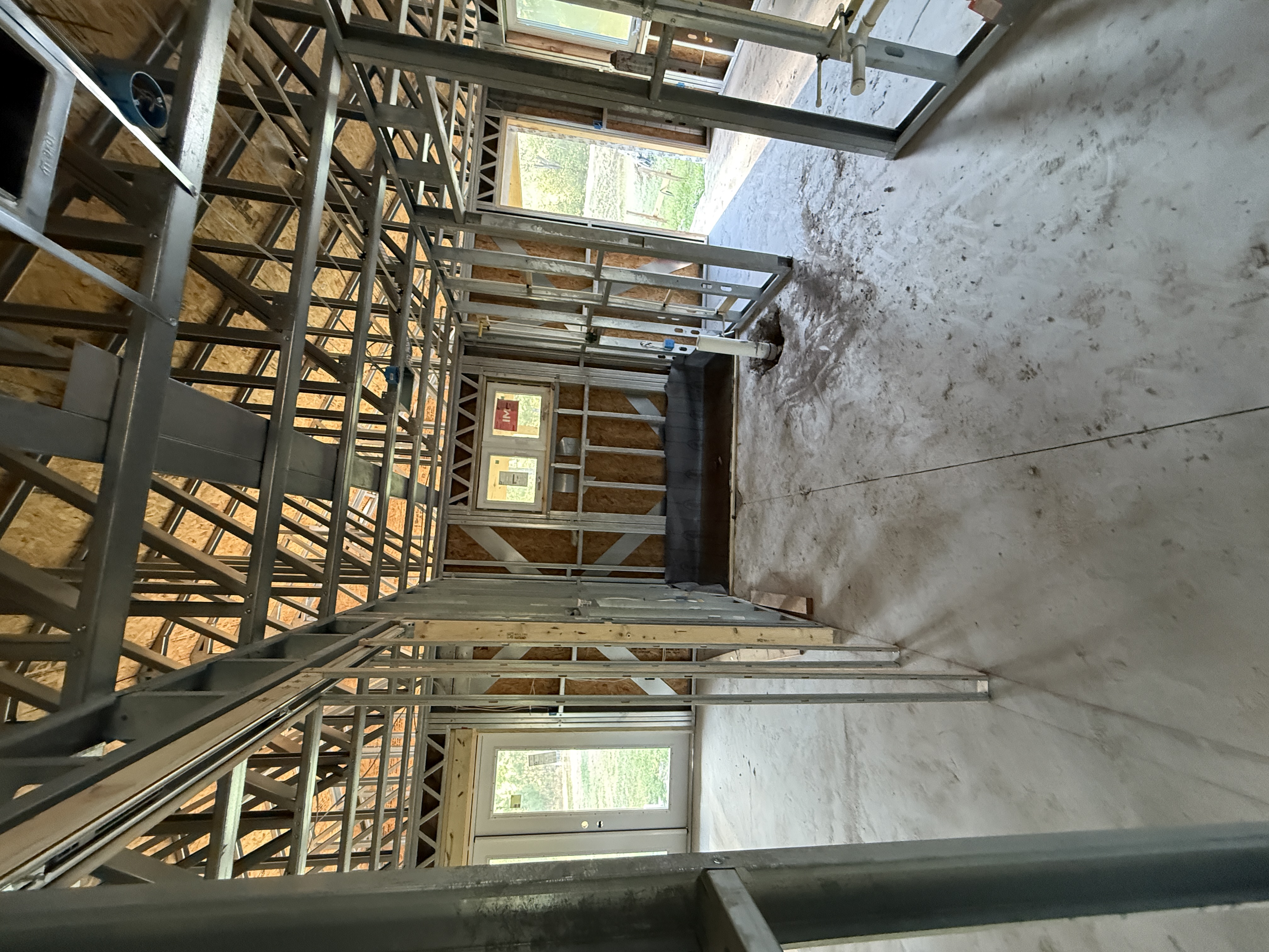 Rough plumbing installed during construction of custom home