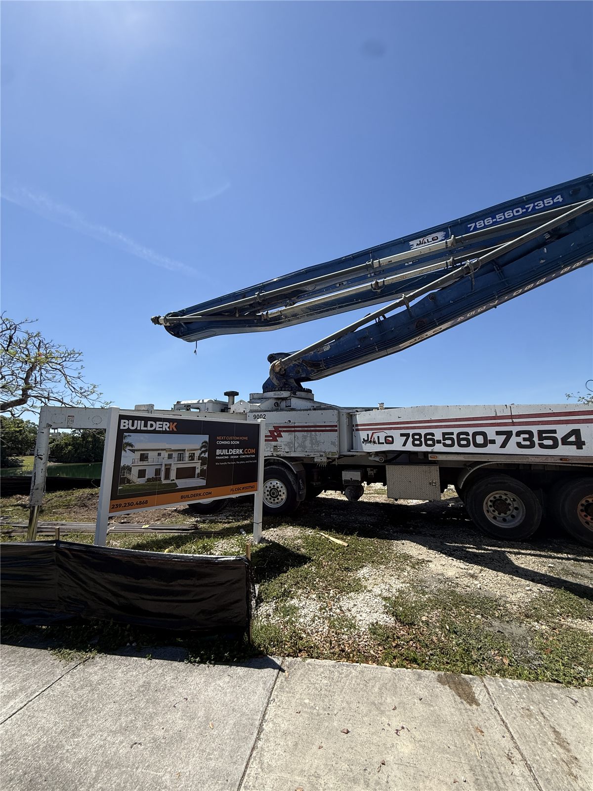 BuilderK custom home foundation and site work in Florida