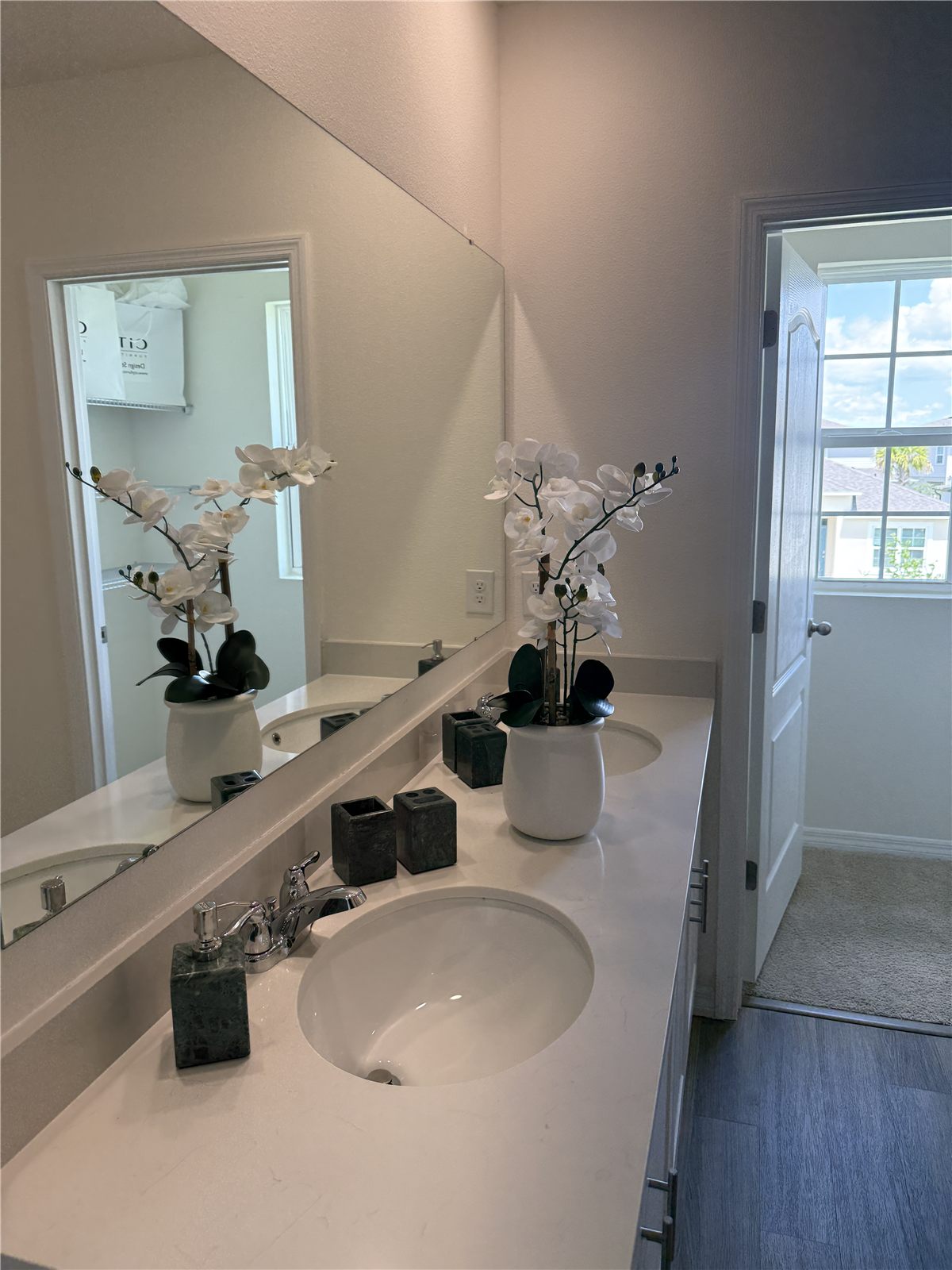 Finished bathroom and selections in a BuilderK custom home