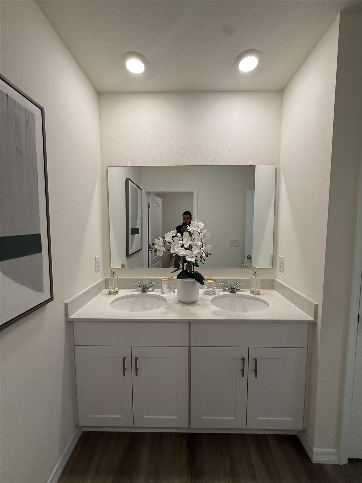 Finished bathroom and selections in a BuilderK custom home