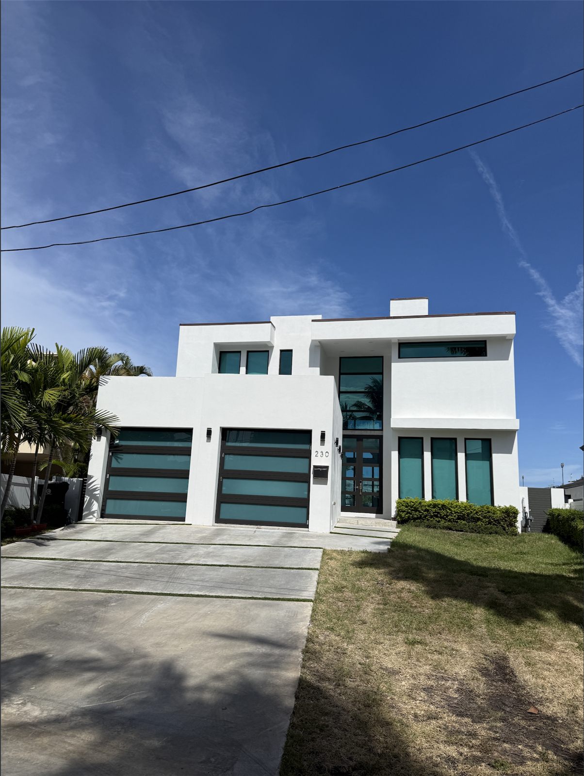 BuilderK custom home exterior under construction in Florida