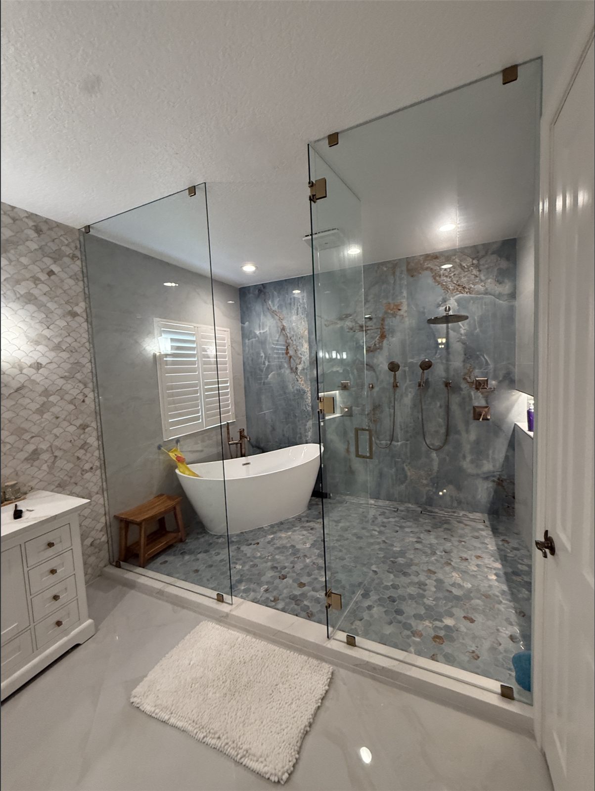 Finished bathroom and selections in a BuilderK custom home